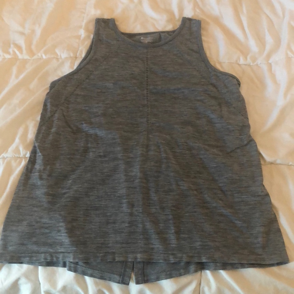Athleta tank top with optional tie back